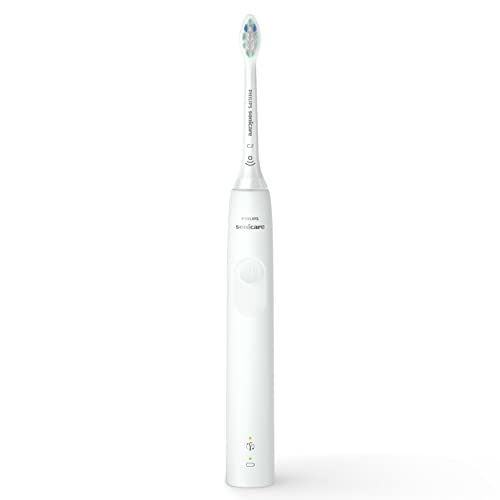 Philips Sonicare 4100 Power Toothbrush, Rechargeable Electric Toothbrush with Pressure Sensor, White HX3681/23-UPStoxs