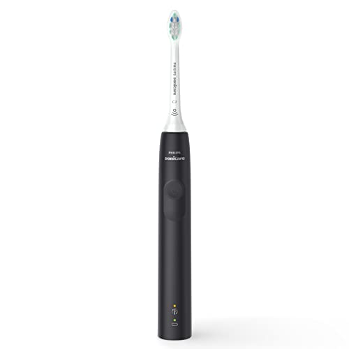 Philips Sonicare 4100 Power Toothbrush, Rechargeable Electric Toothbrush with Pressure Sensor, Black-UPStoxs