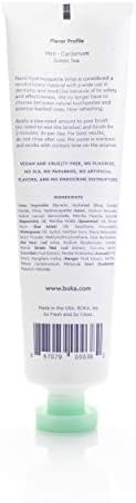 Boka Fluoride Free Toothpaste - Nano Hydroxyapatite, Remineralizing, Sensitive Teeth, Whitening - Dentist Recommended for Adult & Kids Oral Care - Ela Mint Flavor, 4 Fl Oz 1 Pk - US Manufactured-UPStoxs