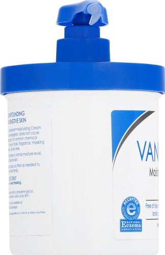 Vanicream Moisturizing Skin Cream with Pump Dispenser - 16 fl oz (1 lb) - Moisturizer Formulated Without Common Irritants for Those with Sensitive Skin-UPStoxs