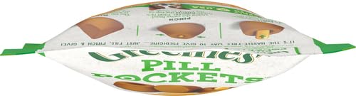 Greenies Pill Pockets for Dogs Capsule Size Natural Soft Dog Treats, Chicken Flavor, 7.9 oz. Pack (30 Treats)-UPStoxs