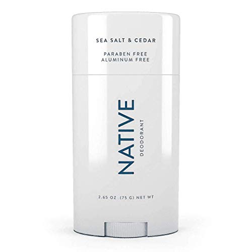 Native Deodorant | Natural Deodorant for Men, Aluminum Free with Baking Soda, Probiotics, Coconut Oil and Shea Butter | Sea Salt & Cedar-UPStoxs