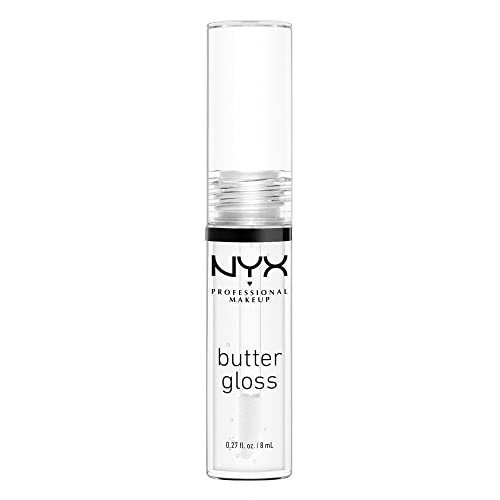 NYX PROFESSIONAL MAKEUP Butter Gloss, Non-Sticky Lip Gloss - Sugar Glass (Clear)-UPStoxs