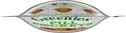 GREENIES PILL POCKETS for Dogs Capsule Size Natural Soft Dog Treats with Real Peanut Butter, 7.9 oz. Pack (30 Treats)-UPStoxs