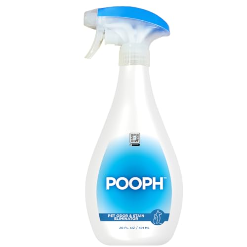 Pooph Pet Odor Eliminator, 20oz Spray - Dismantles Odors on a Molecular Basis, Dogs, Cats, Freshener, Urine, Poop, Pee, Deodorizer, Natures, Puppy, Fresh, Clean, Furniture, Potty, Safe-UPStoxs