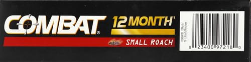 Combat Max 12 Month Roach Killing Bait, Small Roach Bait Station, Child-Resistant, 18 Count-UPStoxs