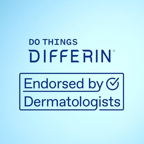 Differin Acne Treatment Gel, 90 Day Supply, Retinoid Treatment for Face with 0.1% Adapalene, Gentle Skin Care for Acne Prone Sensitive Skin, 45g Pump (Packaging May Vary)-UPStoxs