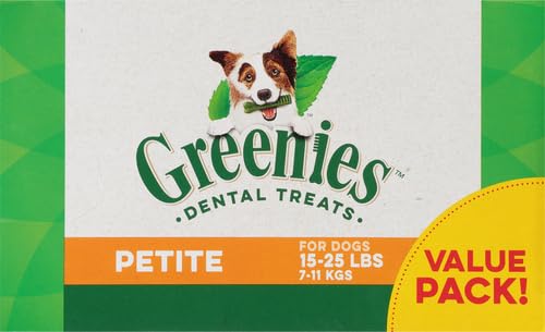 Greenies Original Petite Natural Dental Care Dog Treats, 36 oz. Pack (60 Treats)-UPStoxs