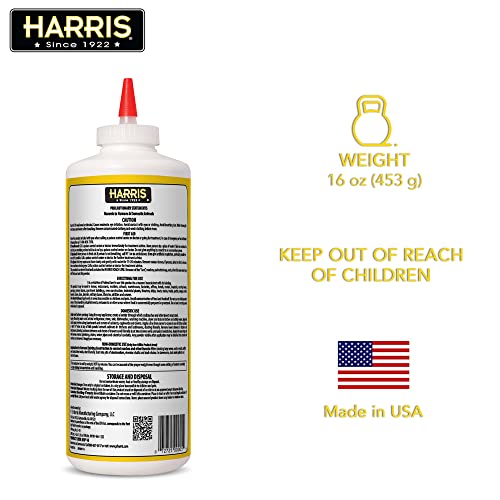 HARRIS Boric Acid Roach and Silverfish Killer Powder w/Lure for Insects (16oz)-UPStoxs