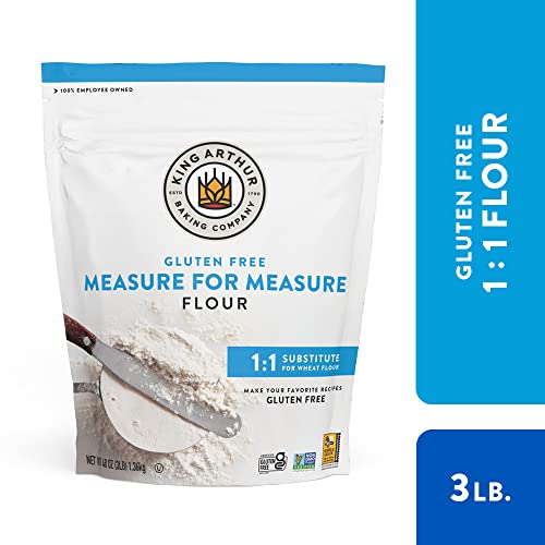 King Arthur, Measure for Measure Flour, Certified Gluten-Free, Non-GMO Project Verified, Certified Kosher, 3 Pounds, Packaging May Vary-UPStoxs