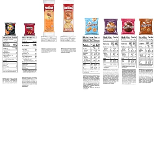 Frito Lay Ultimate Snack Care Package, Variety Assortment of Chips, Cookies, Crackers & More, (Pack of 40)-UPStoxs