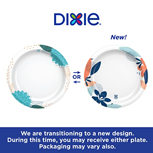 Dixie Medium Paper Plates, 8.5 Inch, 90 Count, 2X Stronger*, Microwave-Safe, Soak-Proof, Cut Resistant, Disposable Plates For Everyday Breakfast, Lunch, & Dinner Meals-UPStoxs