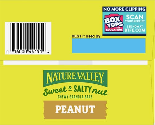 Nature Valley Sweet and Salty Granola Bars, Peanut, 30 Bars, 36 OZ-UPStoxs