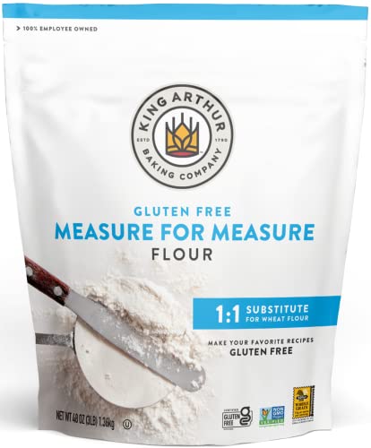 King Arthur, Measure for Measure Flour, Certified Gluten-Free, Non-GMO Project Verified, Certified Kosher, 3 Pounds, Packaging May Vary-UPStoxs