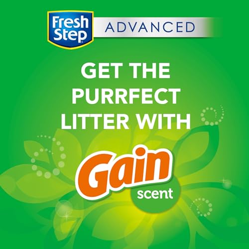 Fresh Step Clumping Cat Litter, With Gain, Advanced, Extra Large, 37 Pounds total (2 Pack of 18.5lb Boxes)-UPStoxs