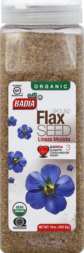 Badia Organic Flax Seed, Ground, 16-Ounce-UPStoxs