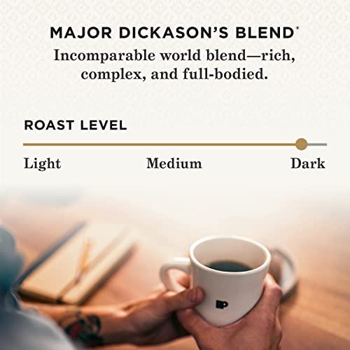 Peet's Coffee, Dark Roast Ground Coffee - Major Dickason's Blend 18 Ounce Bag-UPStoxs