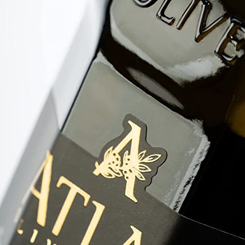 Atlas 1 LT Cold Press Extra Virgin Olive Oil with Polyphenol Rich from Morocco | Newly Harvested Unprocessed from One Single Family Farm | Moroccan Organic EVOO Trusted by Michelin Star Chefs-UPStoxs