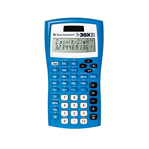 Texas Instruments TI-30XIIS Scientific Calculator, Blue-UPStoxs