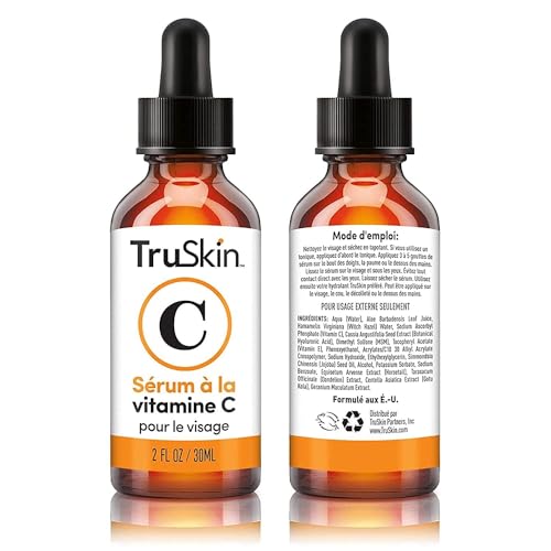 TruSkin Vitamin C Serum – Anti Aging Facial Serum with Vitamin C, Hyaluronic Acid, Vitamin E & More – Brightening Serum for Dark Spots, Even Skin Tone, Eye Area, Fine Lines & Wrinkles, 2 Fl Oz-UPStoxs