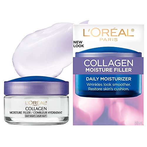 L’Oréal Paris Collagen Daily Face Moisturizer, Reduce Wrinkles, Face Cream 1.7 oz-UPStoxs