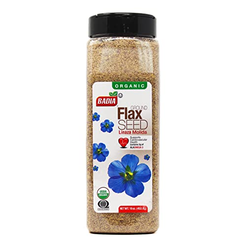 Badia Organic Flax Seed, Ground, 16-Ounce-UPStoxs