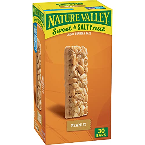 Nature Valley Sweet and Salty Granola Bars, Peanut, 30 Bars, 36 OZ-UPStoxs