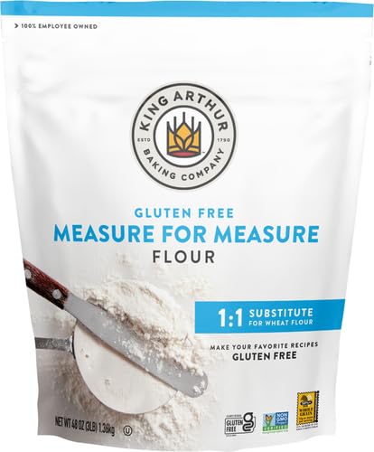 King Arthur, Measure for Measure Flour, Certified Gluten-Free, Non-GMO Project Verified, Certified Kosher, 3 Pounds, Packaging May Vary-UPStoxs