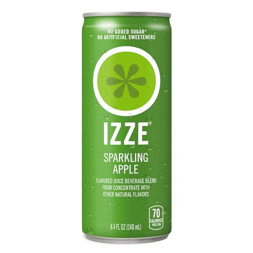 Izze Sparkling Juice, 4 Flavor Variety Pack, 8.4 Fl Oz (24 Count)-UPStoxs