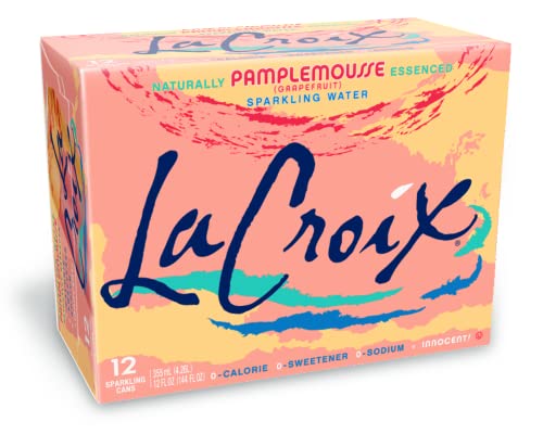 La Croix Sparkling Water, Grapefruit, 12 Fl Oz (Pack of 12)-UPStoxs