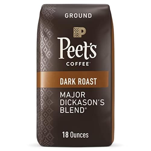 Peet's Coffee, Dark Roast Ground Coffee - Major Dickason's Blend 18 Ounce Bag-UPStoxs