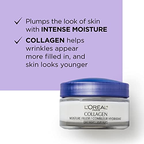 L’Oréal Paris Collagen Daily Face Moisturizer, Reduce Wrinkles, Face Cream 1.7 oz-UPStoxs