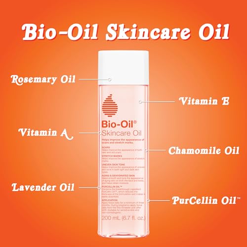 Bio-Oil Skincare Body Oil, Vitamin E Serum for Scars & Stretchmarks, Dermatologist Recommended, All Skin Types, 6.7 oz-UPStoxs