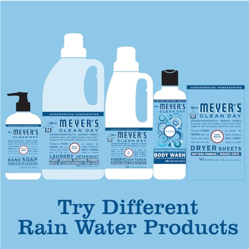 MRS. MEYER'S CLEAN DAY Liquid Hand Soap Refill, Rainwater, 33 OZ-UPStoxs