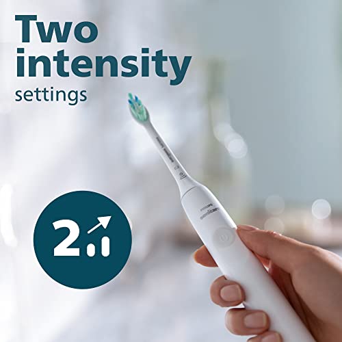 Philips Sonicare 4100 Power Toothbrush, Rechargeable Electric Toothbrush with Pressure Sensor, White HX3681/23-UPStoxs