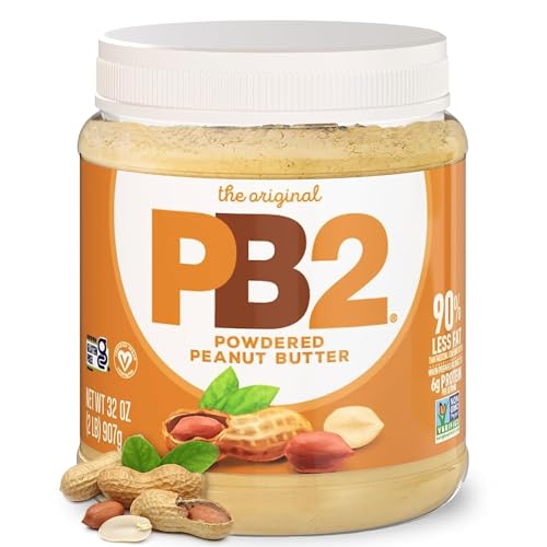 PB2 Original Powdered Peanut Butter - 6g of Protein, 90% Less Fat, Certified Gluten Free, Only 60 Calories per Serving, Perfect for Protein Shakes, Smoothies, and Low-Carb, Keto Diets-UPStoxs