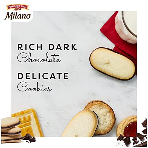 Pepperidge Farm Milano Cookies, Dark Chocolate, 10 Packs, 2 Cookies per Pack-UPStoxs