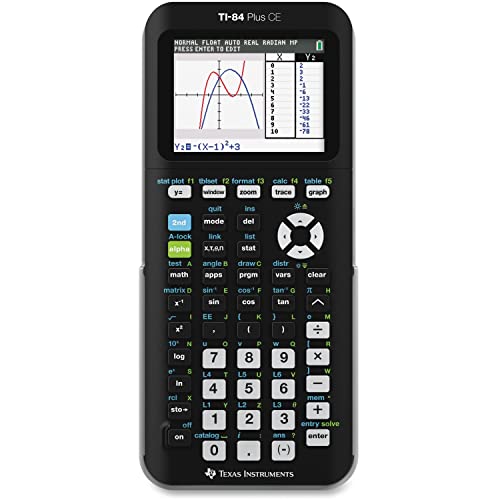 Texas Instruments TI-84 Plus CE Color Graphing Calculator, Black-UPStoxs