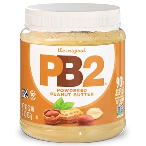 PB2 Original Powdered Peanut Butter - 6g of Protein, 90% Less Fat, Certified Gluten Free, Only 60 Calories per Serving, Perfect for Protein Shakes, Smoothies, and Low-Carb, Keto Diets-UPStoxs