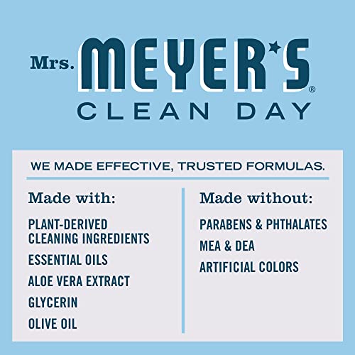 MRS. MEYER'S CLEAN DAY Liquid Hand Soap Refill, Rainwater, 33 OZ-UPStoxs