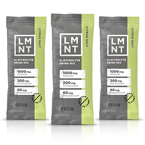 LMNT Zero Sugar Electrolytes - Citrus Salt | Drink Mix | 30 Count-UPStoxs