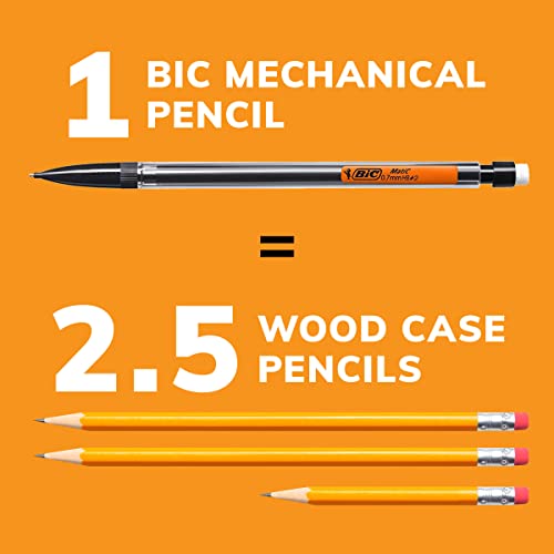 BIC Xtra-Smooth Mechanical Pencil (MPP40MJ), Medium Point (0.7mm), Perfect for the Classroom and Test Time, 40-Count-UPStoxs