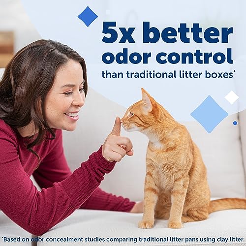 PetSafe ScoopFree Crystal Cat Litter Tray Refills – Fresh Scent, 6-Pack – Disposable Tray – Includes Leak Protection & Low Tracking Litter – Absorbs Odors on Contact-UPStoxs