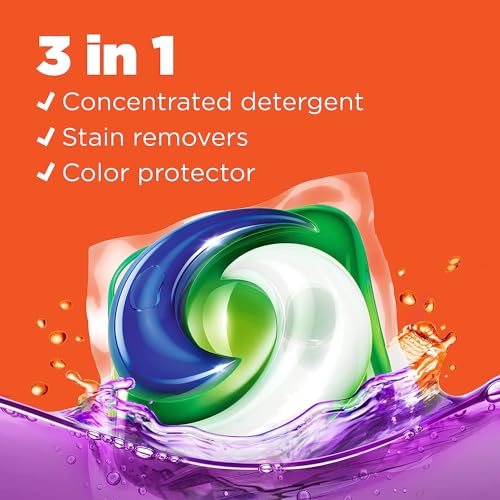 Tide PODS Laundry Detergent Pods, Spring Meadow Scent, 112 Count, Concentrated Laundry Soap Detergent, Stain Remover and Color Protector - Packaging May Vary-UPStoxs