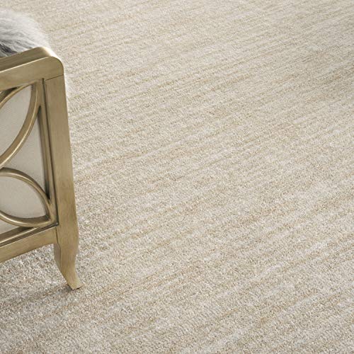 Nourison Essentials Indoor/Outdoor Ivory Beige 8' x 10' Area Rug, Easy Cleaning, Non Shedding, Bed Room, Living Room, Dining Room, Backyard, Deck, Patio (8x10)-UPStoxs