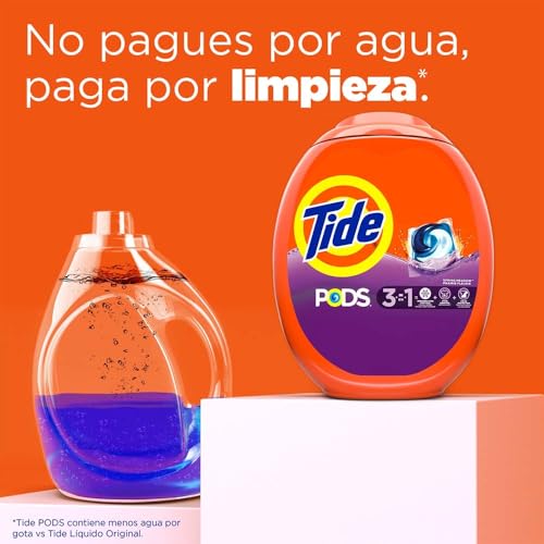 Tide PODS Laundry Detergent Pods, Spring Meadow Scent, 112 Count, Concentrated Laundry Soap Detergent, Stain Remover and Color Protector - Packaging May Vary-UPStoxs