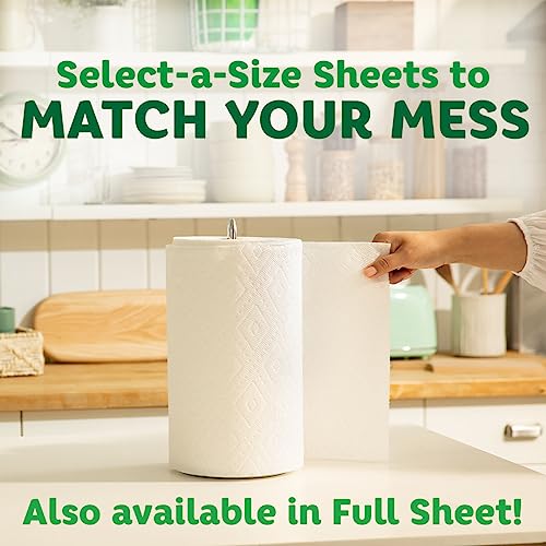 Bounty Select-A-Size Paper Towels, White, 2 Triple Rolls = 6 Regular Rolls (Pack of 1)-UPStoxs