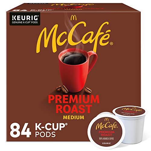 McCafe Premium Roast, Single-Serve Keurig K-Cup Pods, Medium Roast Coffee Pods Pods, 84 Count-UPStoxs