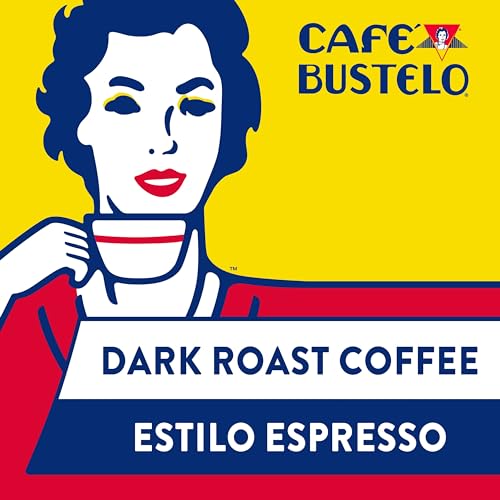 Café Bustelo Espresso Style Dark Roast Coffee, 72 Count Keurig K-Cup Pods-UPStoxs