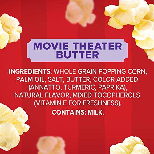 Orville Redenbacher's Movie Theater Butter Microwave Popcorn, 3.29 Ounce Classic Bag, 24-Count-UPStoxs